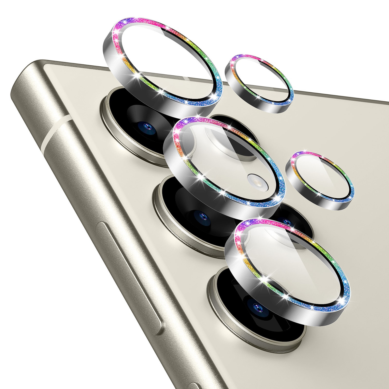 Samsung Galaxy S24 Ultra Armorite Camera Lens Protector Chromatic Shimmer