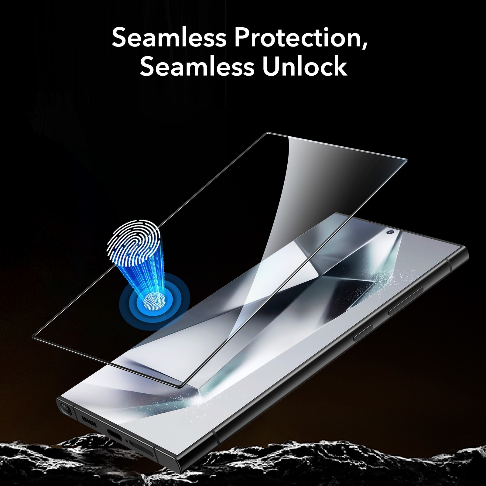 Samsung Galaxy S24 Ultra Tempered-Glass Screen Protector