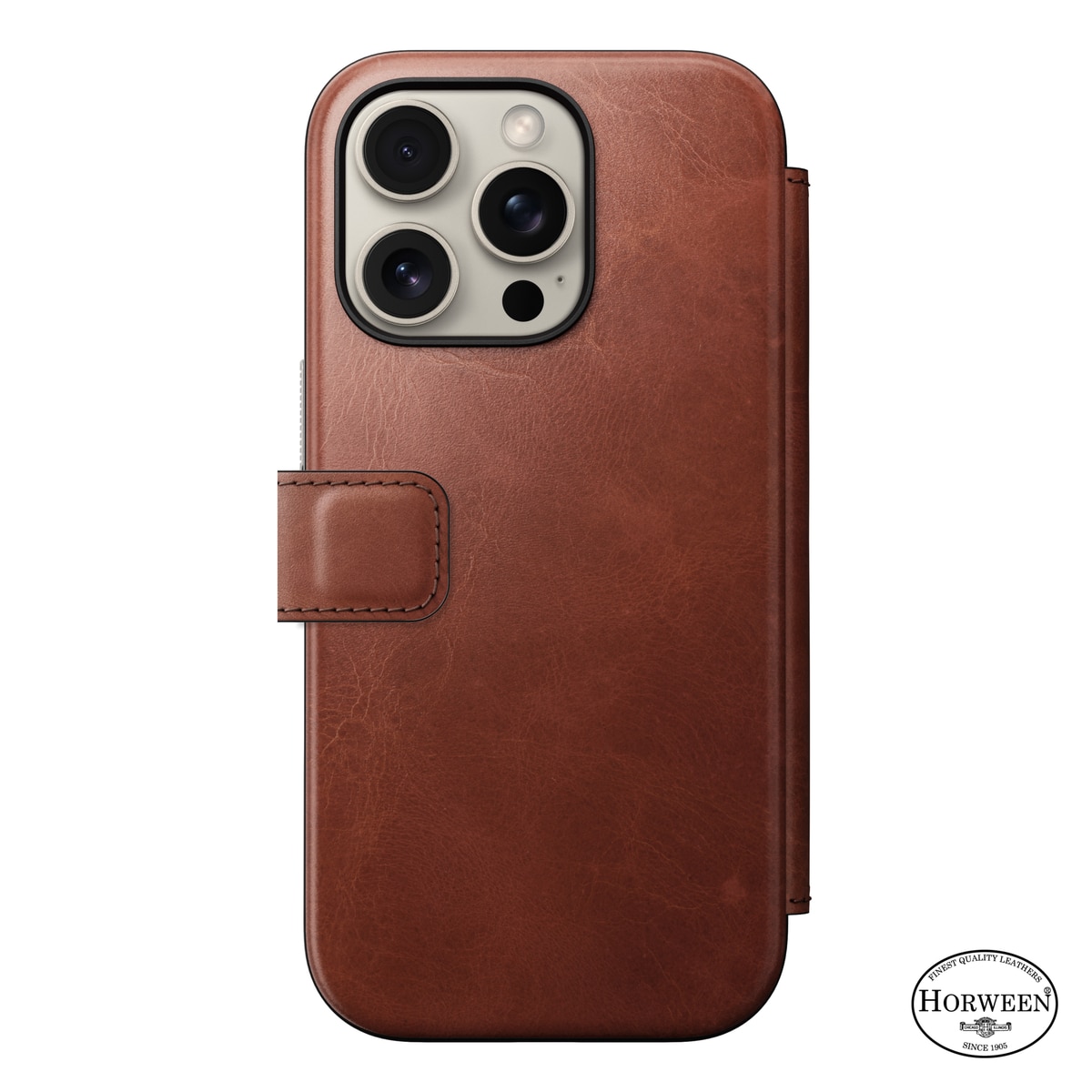 iPhone 16 Pro Modern Horween Leather Folio MagSafe Olde Dublin