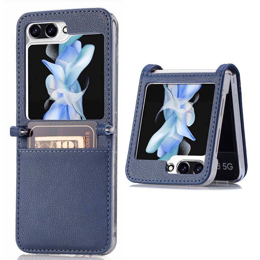 Samsung Galaxy Z Flip 6 Slim Card Wallet Blue