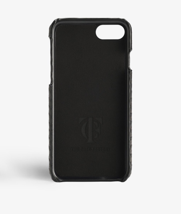 iPhone 8 Case Real Python Black/Bronze