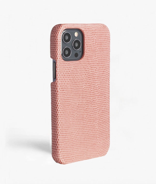 iPhone 12/iPhone 12 Pro Case Lizard Rosa Antico