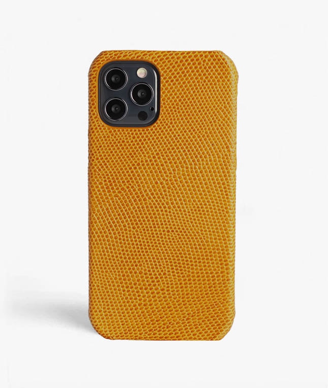 iPhone 12/iPhone 12 Pro Case Lizard Yellow