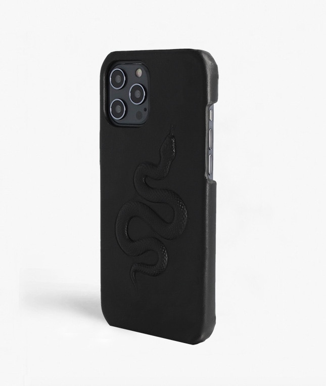 iPhone 12 Pro Max Case Snake Black