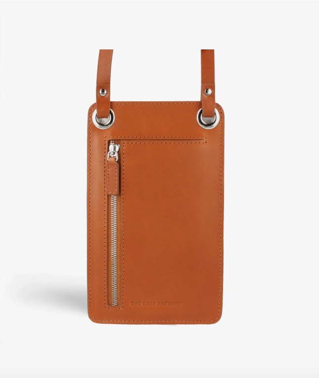 Smart Crossbody Bag Vegetable Tanned Snake Brown