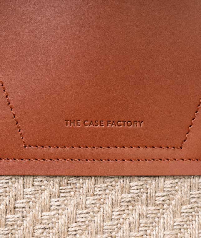 Trend Bag Jute Leather Vegetable Tanned Brown