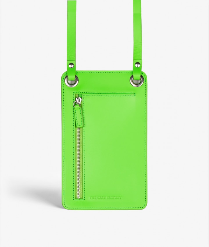 Smart Crossbody Bag Vegetable Tanned Smiley Green