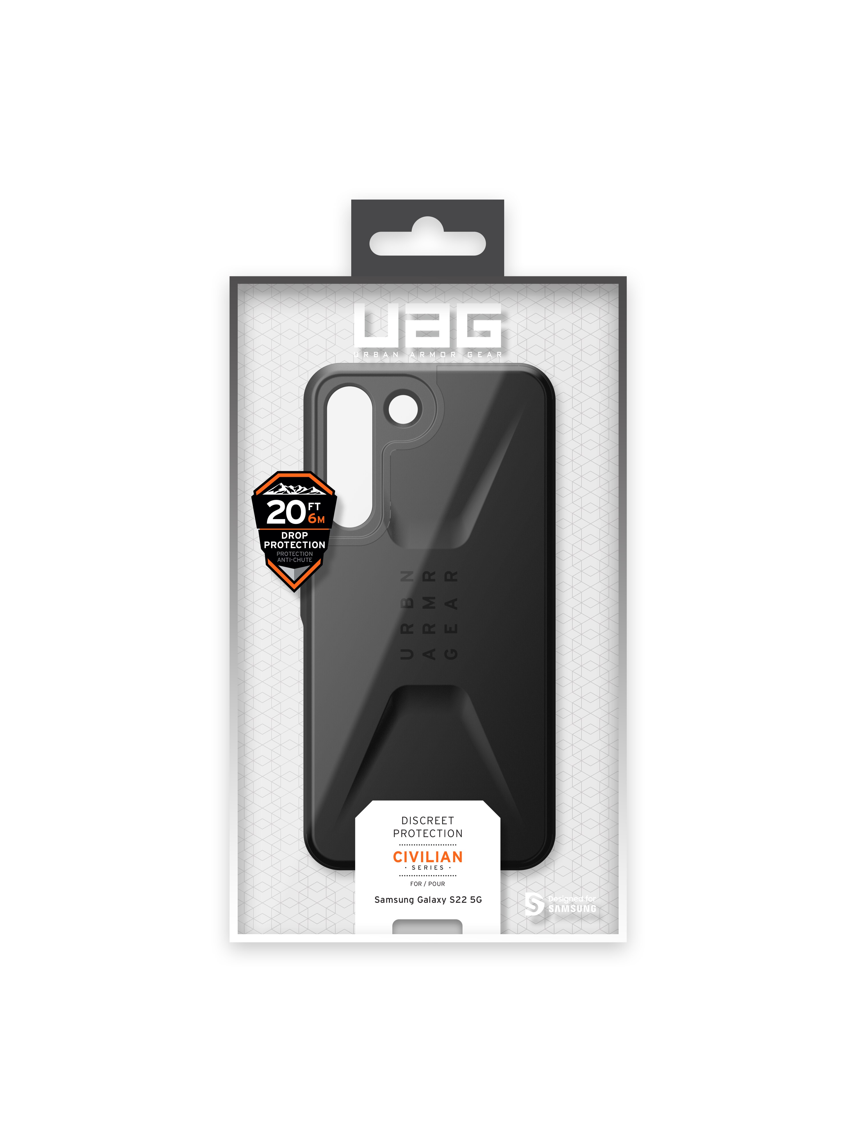 Samsung Galaxy S22 Civilian Series Case Black