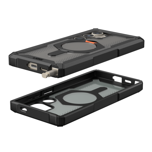 Samsung Galaxy S24 Ultra Plasma XTE MagSafe Case Black/Orange