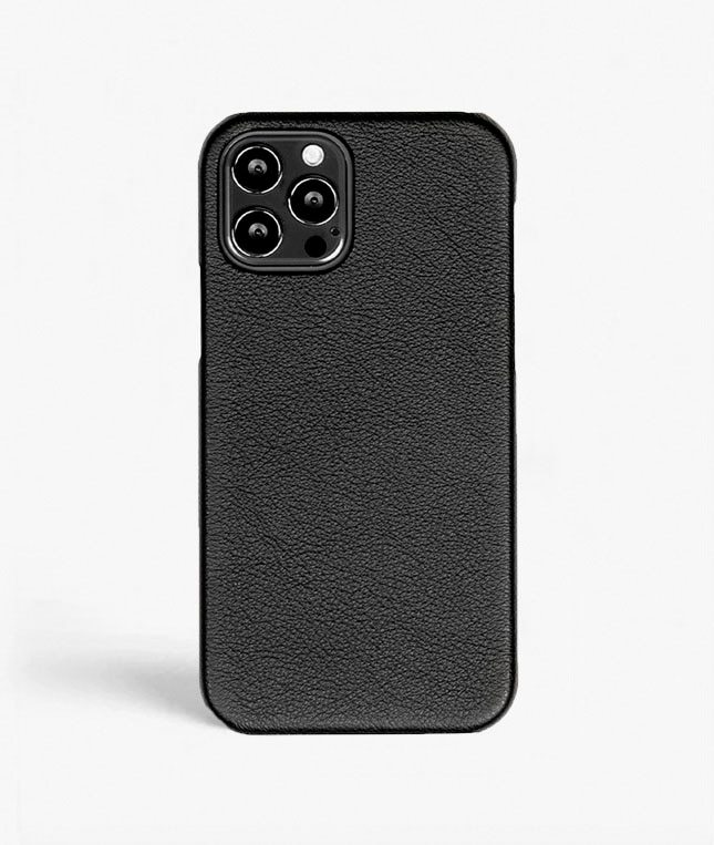 iPhone 12 Pro Max Case Plain Black