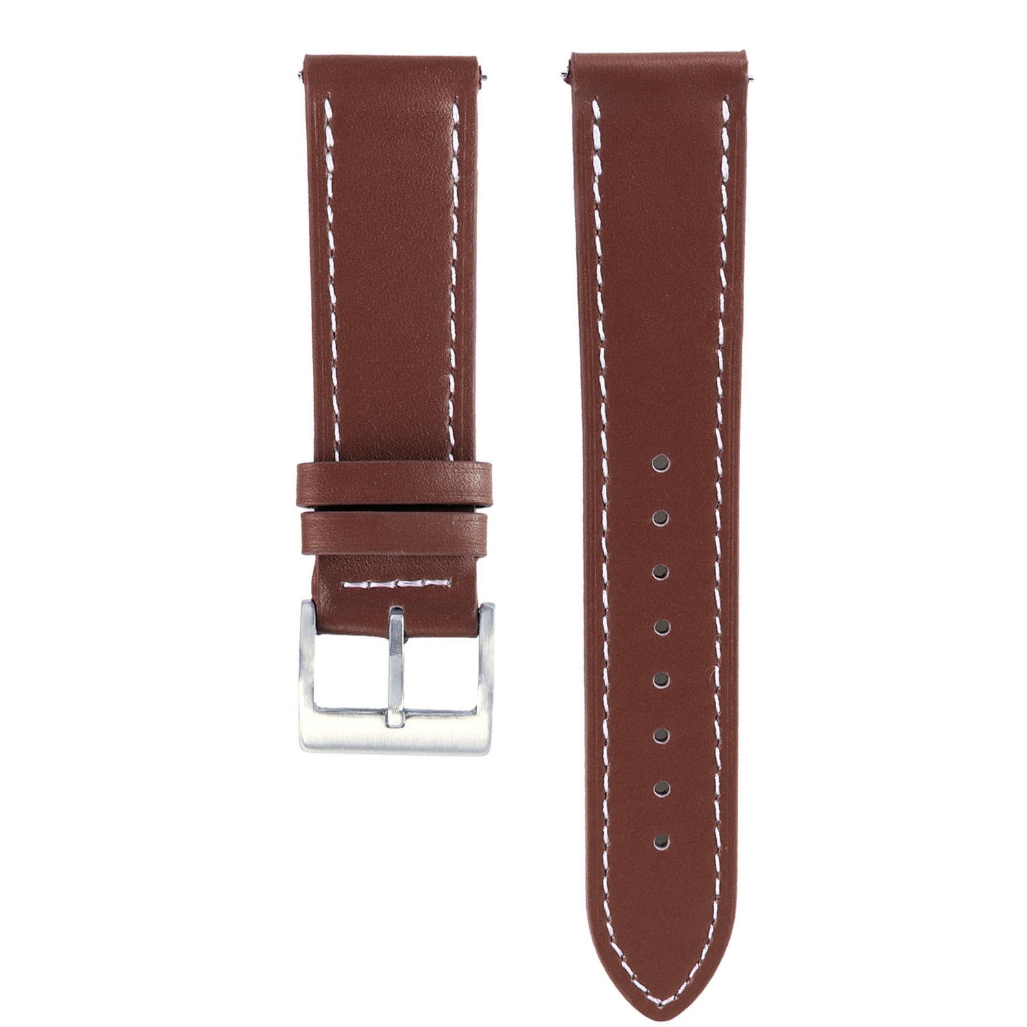 Universal 22mm Leather Strap Brown