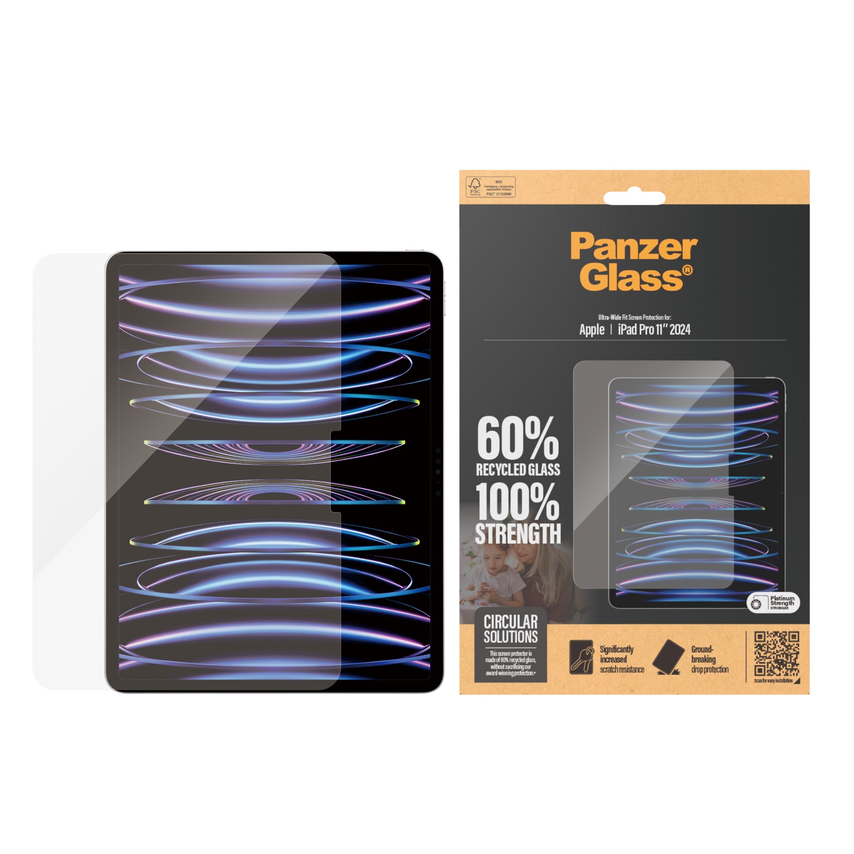 iPad Pro 11 5th Gen (2024) Screen Protector Ultra Wide Fit