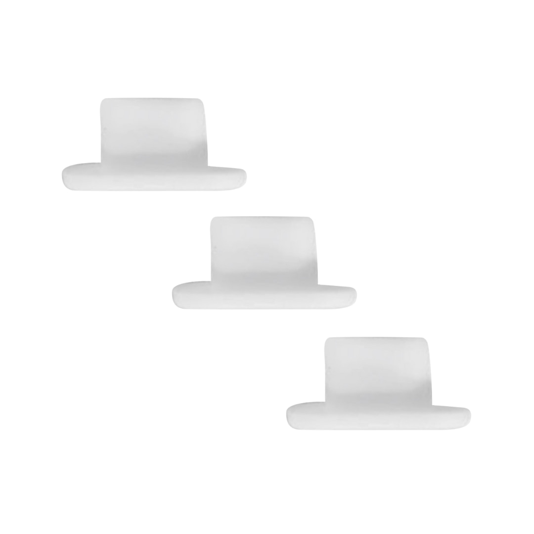 3-pack Dust Plug iPhone/AirPods Lightning White