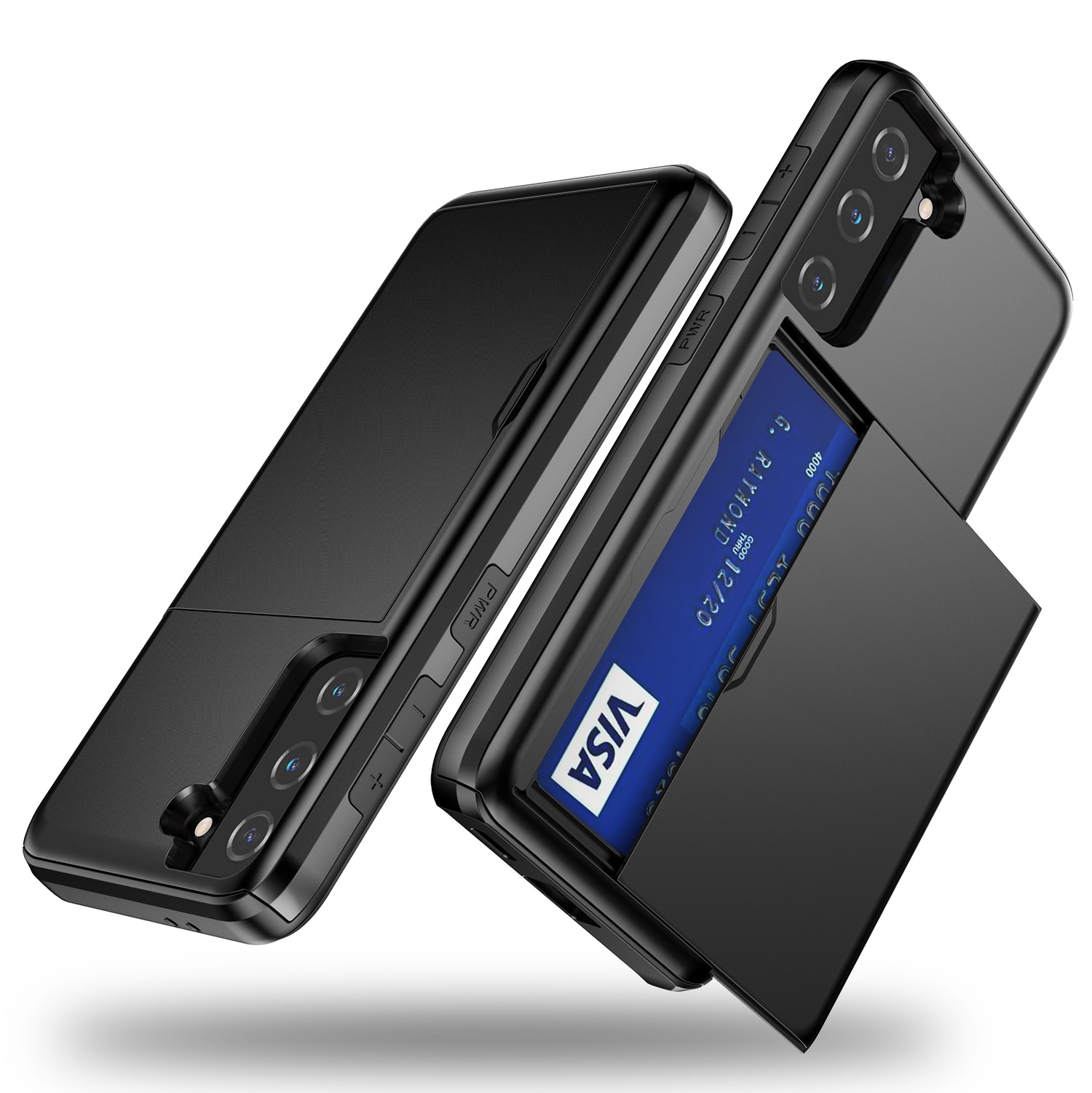 Samsung Galaxy S21 FE Card Slot Case Black