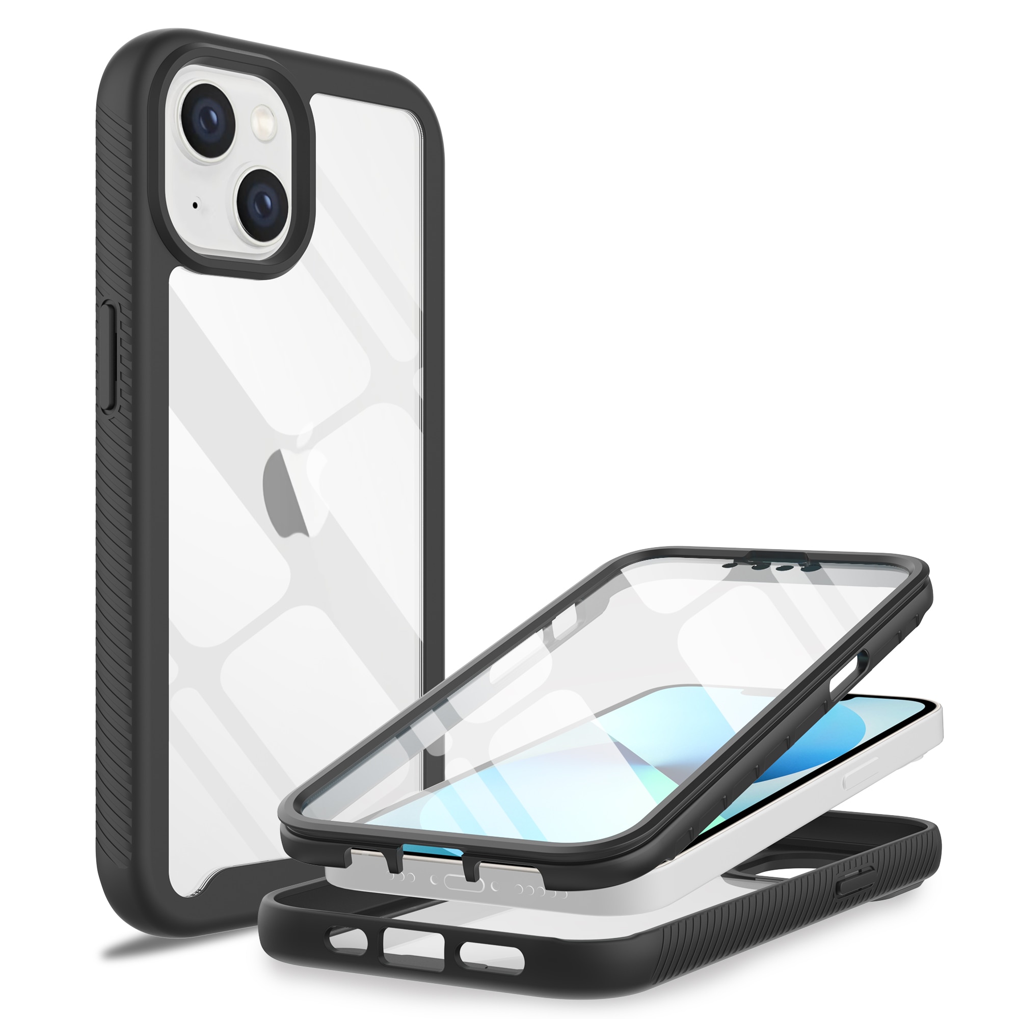 iPhone 14 Plus Full Protection Case Black