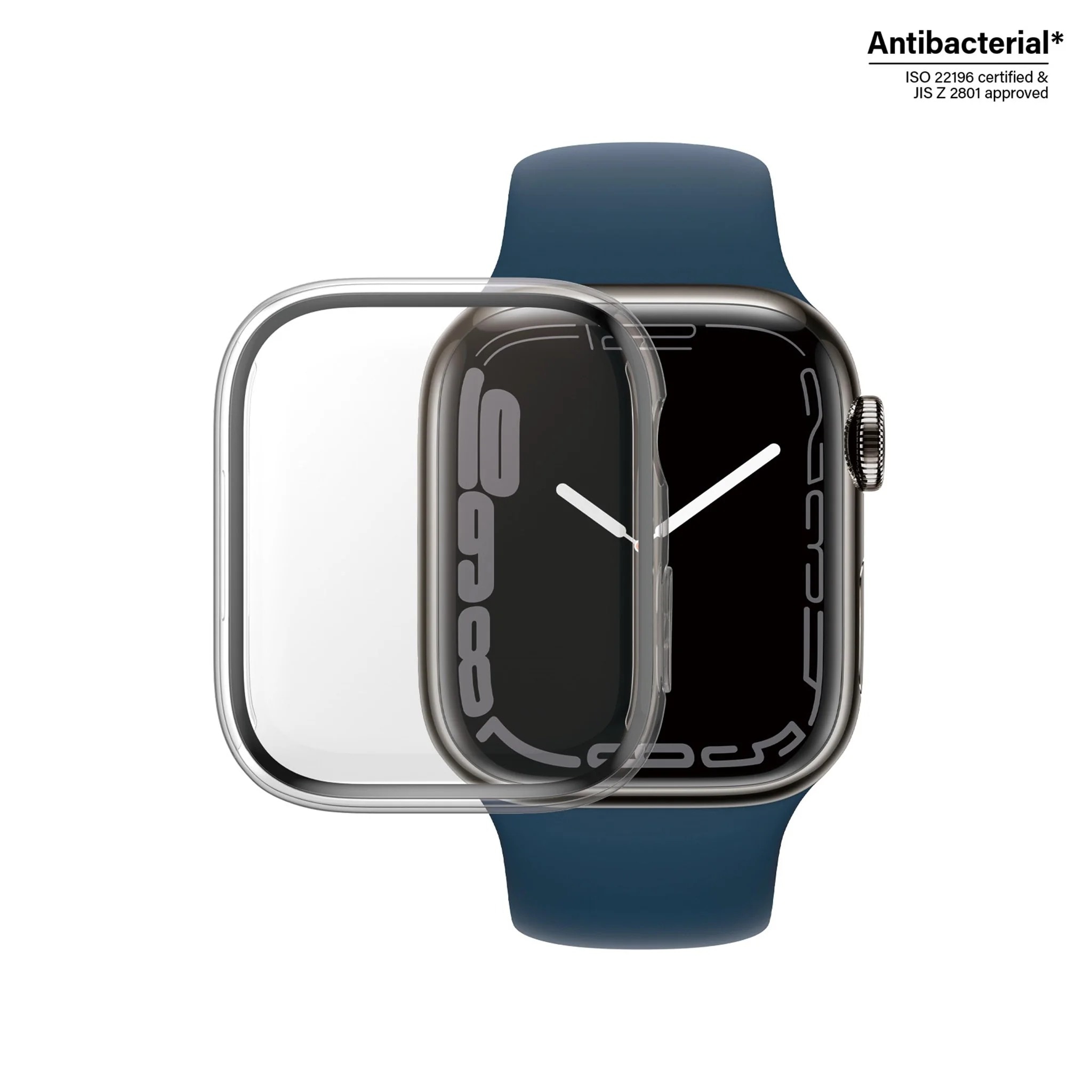 Apple Watch 45mm Series 8 Full Body Case Transparent