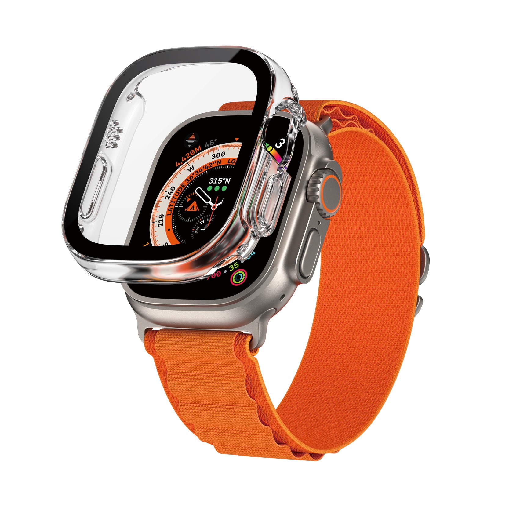 Apple Watch Ultra 2 49mm Full Body Case D3O Transparent