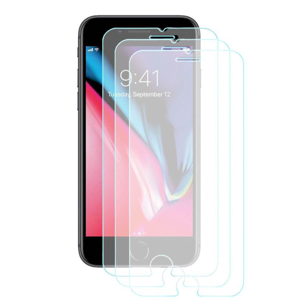 Kit iPhone SE (2022) 3-pack Tempered Glass Screen Protector 0.3mm