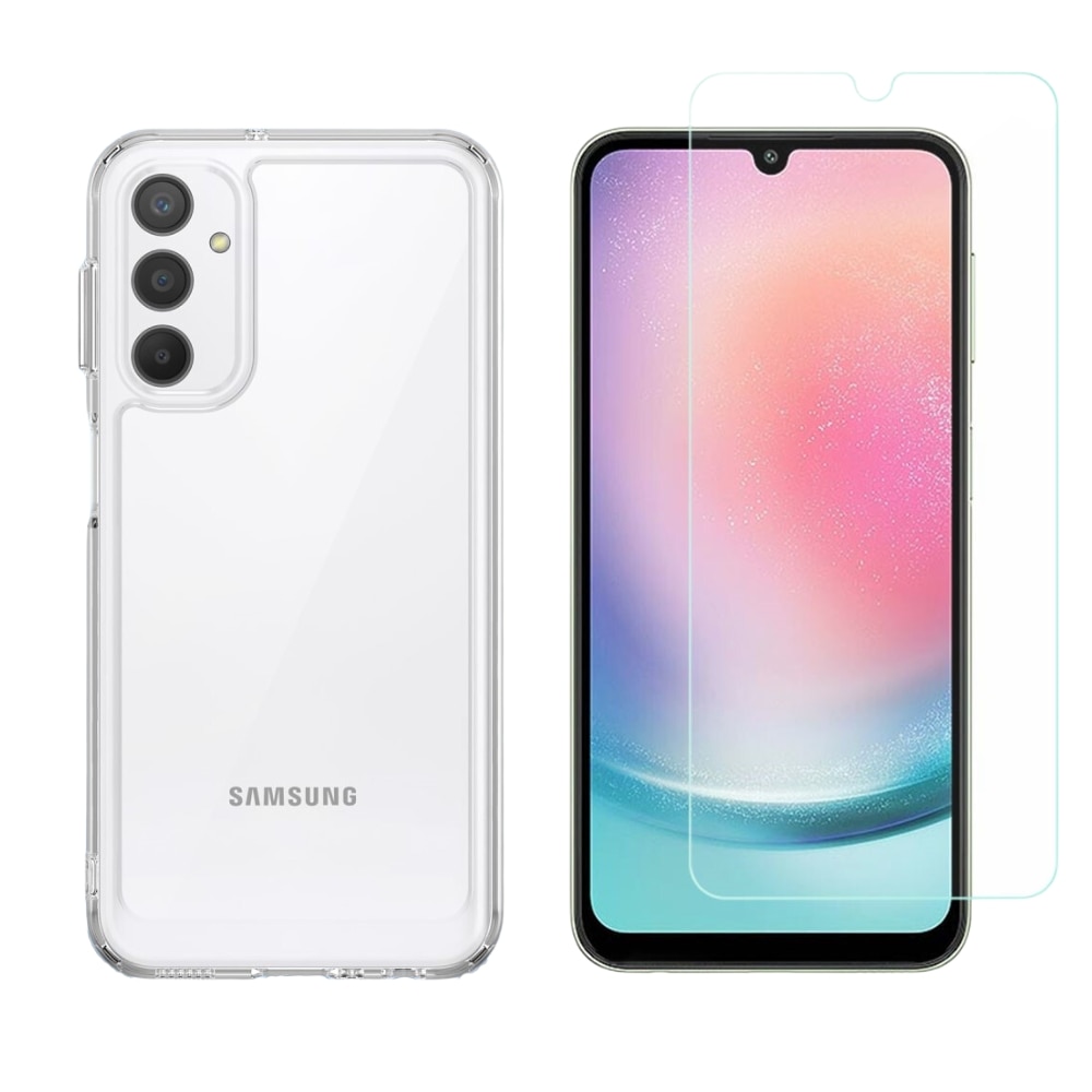 Samsung Galaxy A24 Kit w. Case and Screen Protector