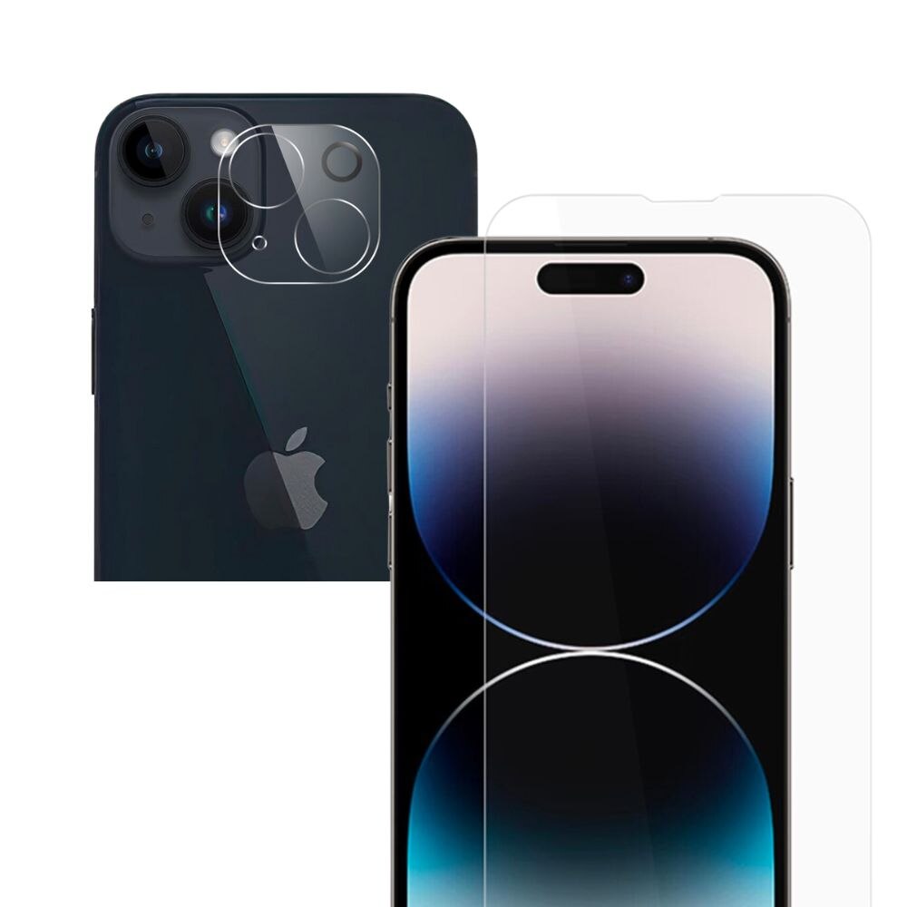 iPhone 15 Plus Camera Protector and Tempered Glass Screen Protector