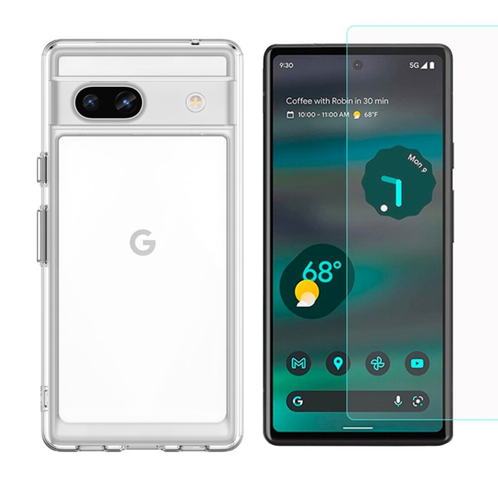 Google Pixel 7a Kit w. Case and Screen Protector