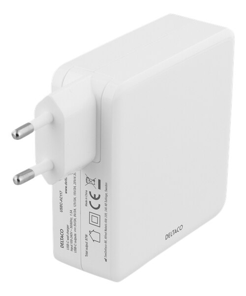 87W USB-C Power Adaptor White