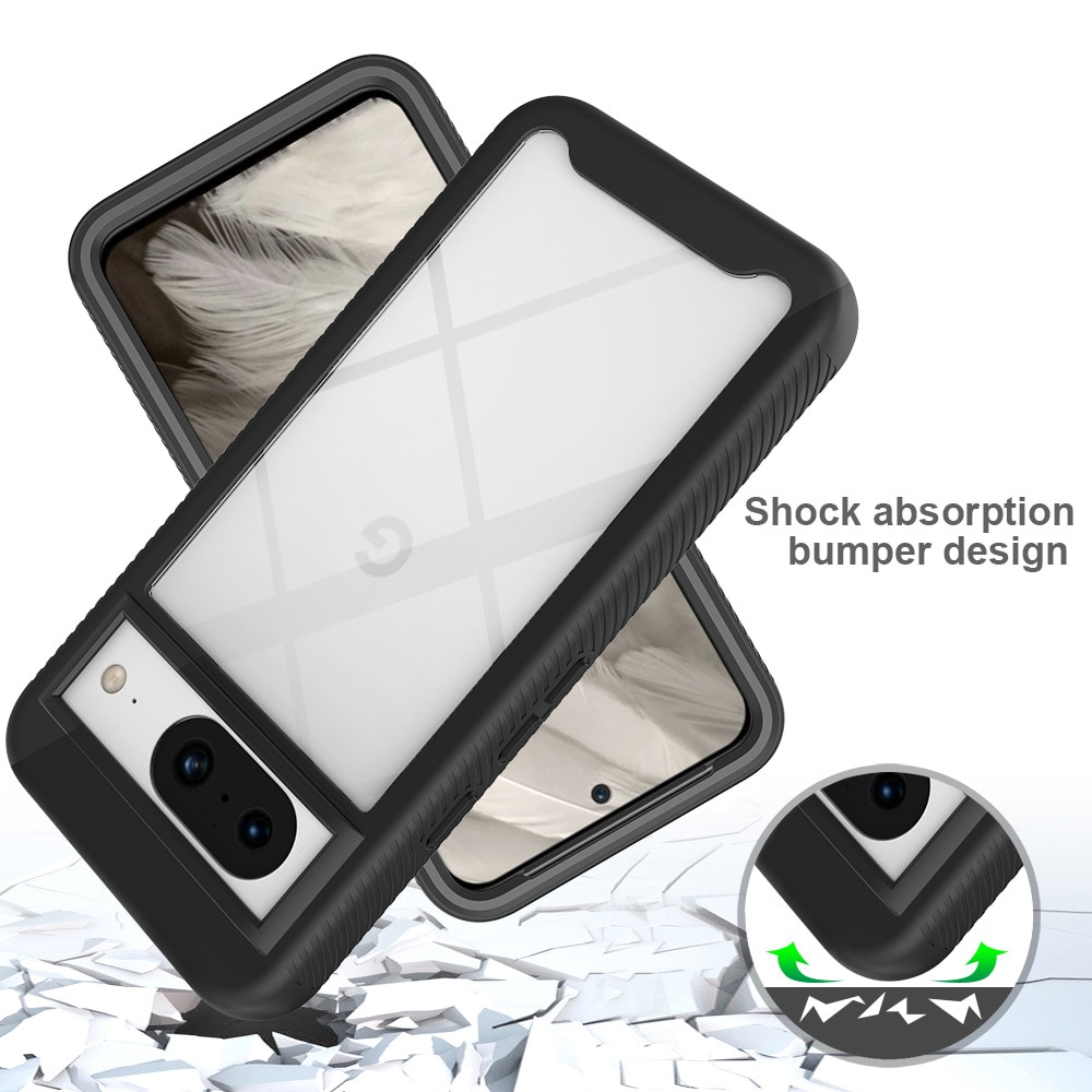 Google Pixel 8 Full Cover Case Black