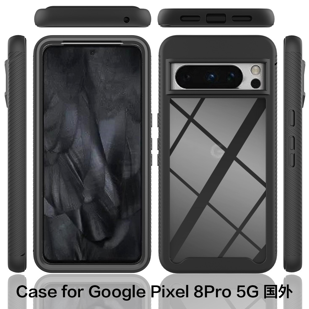 Google Pixel 8 Pro Full Cover Case Black