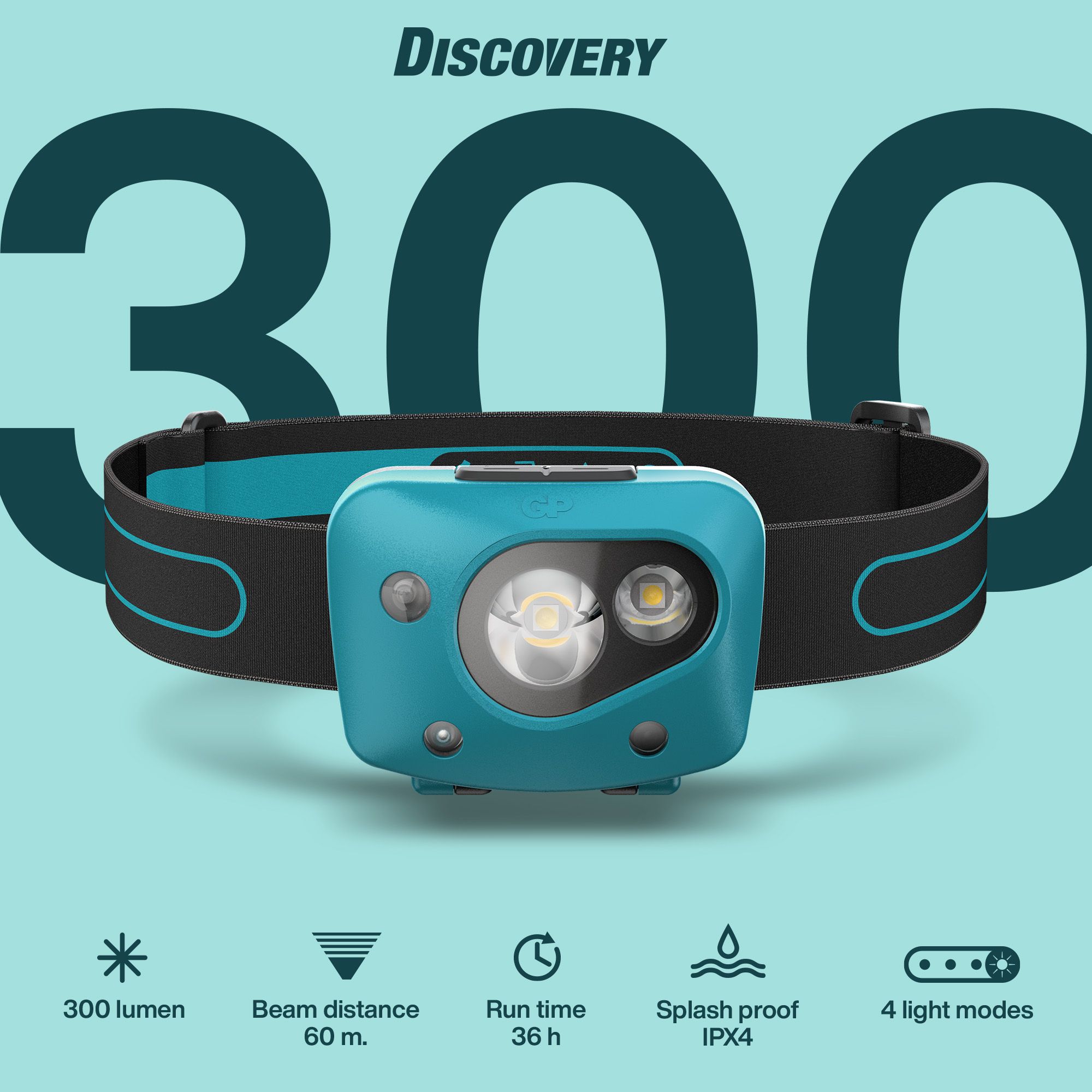 CH44 Discovery headlamp 300LM
