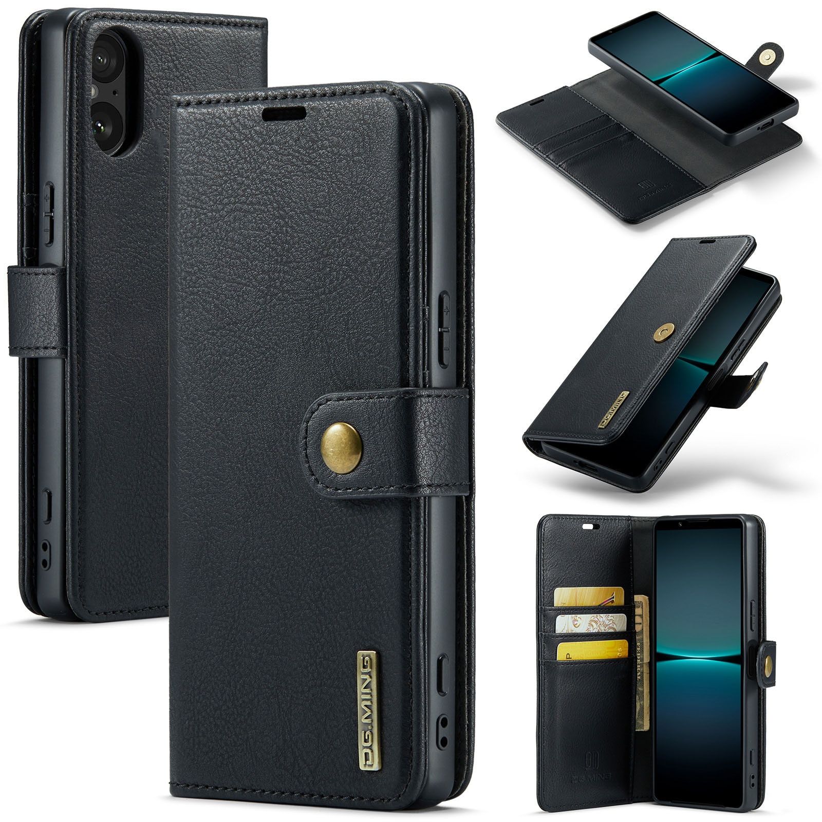 Sony Xperia 5 V Magnet Wallet Black