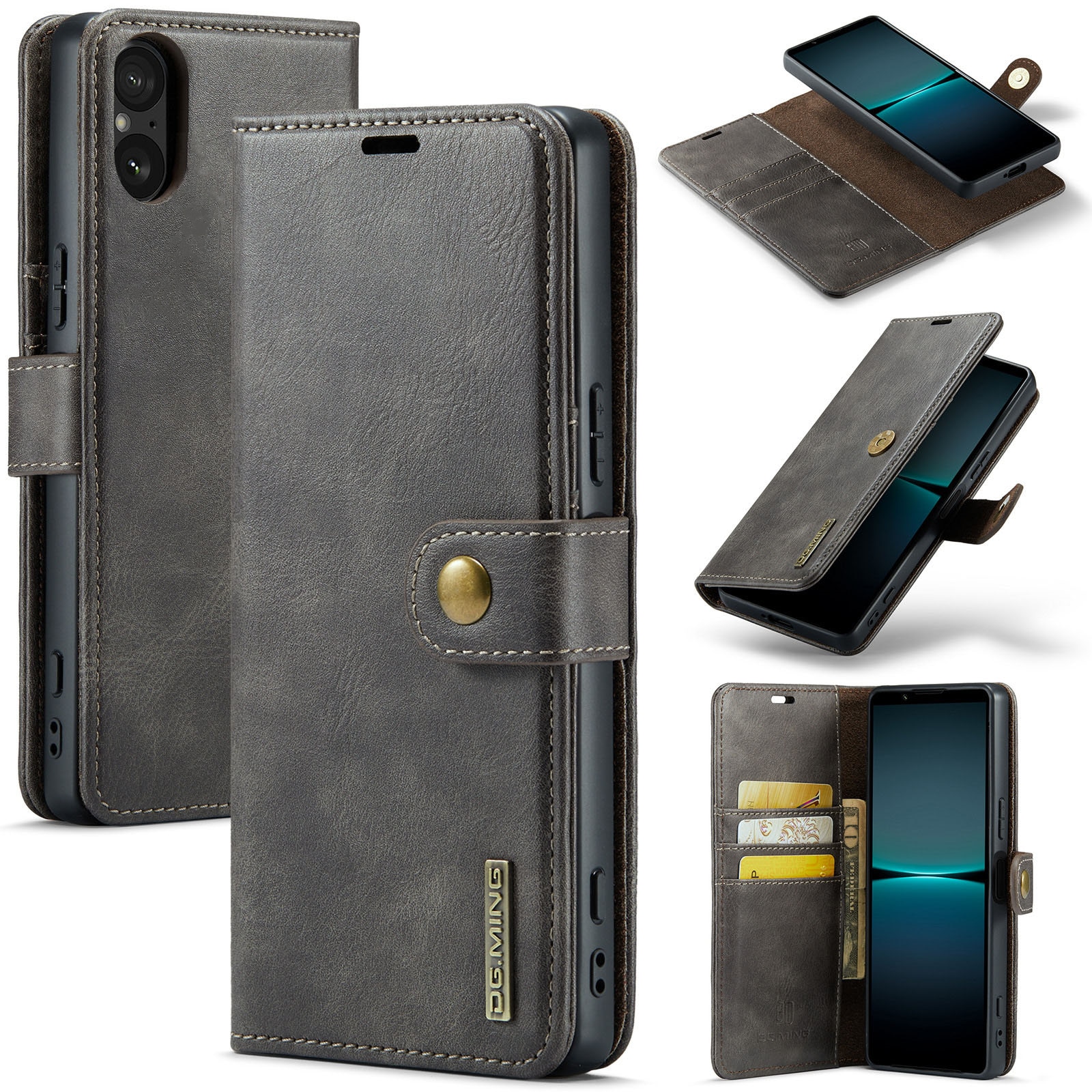 Sony Xperia 5 V Magnet Wallet Brown