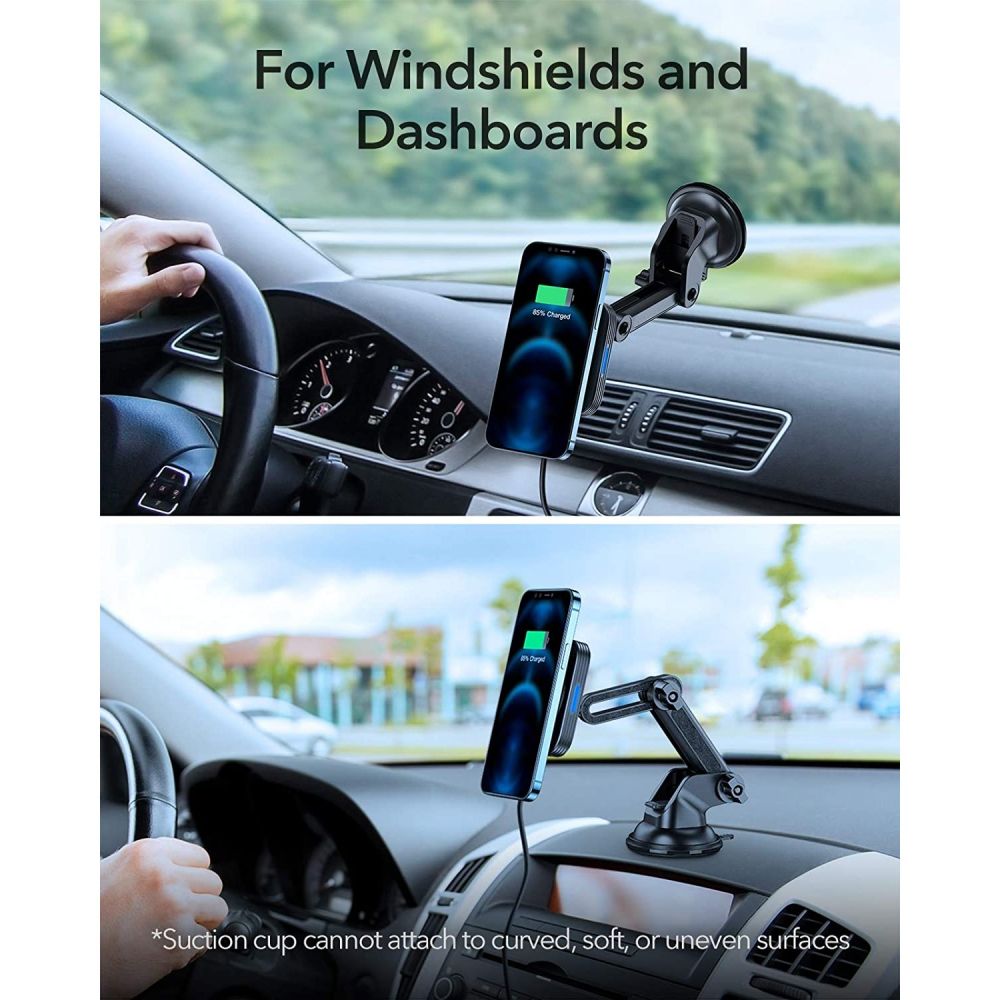 HaloLock Dashboard Wireless Car Charger