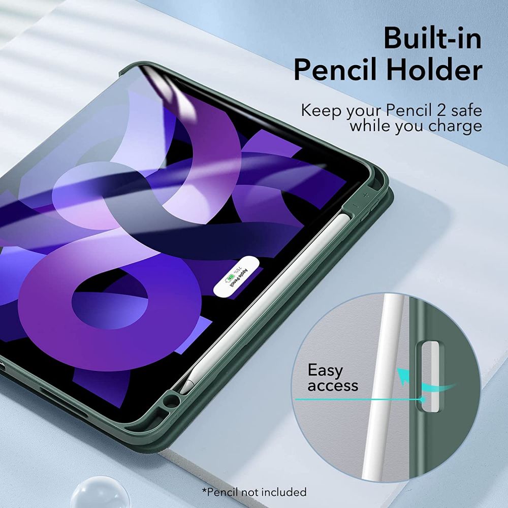 iPad Air 10.9 2020/2022 Rebound Pencil Case Green