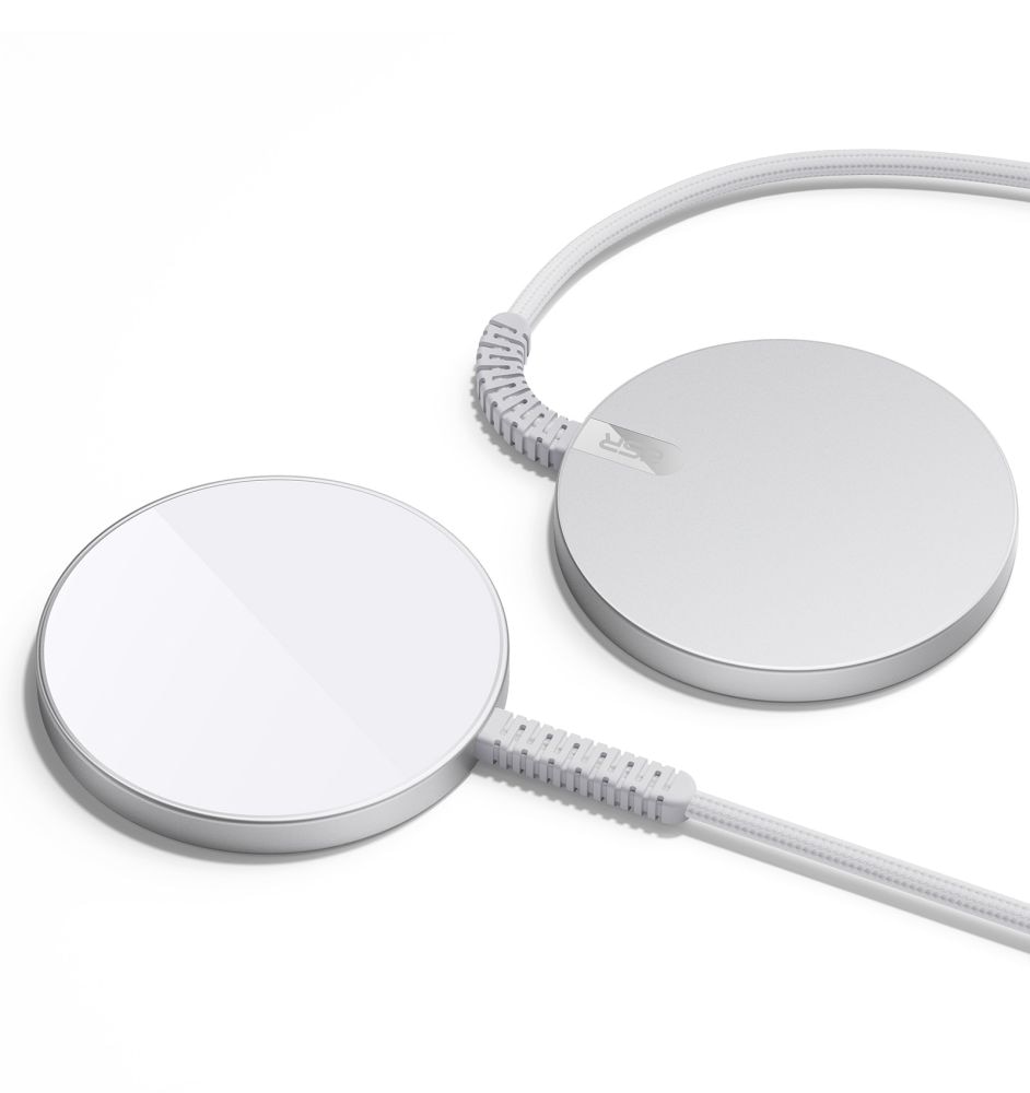 HaloLock Mini MagSafe Magnetic Wireless Charger White