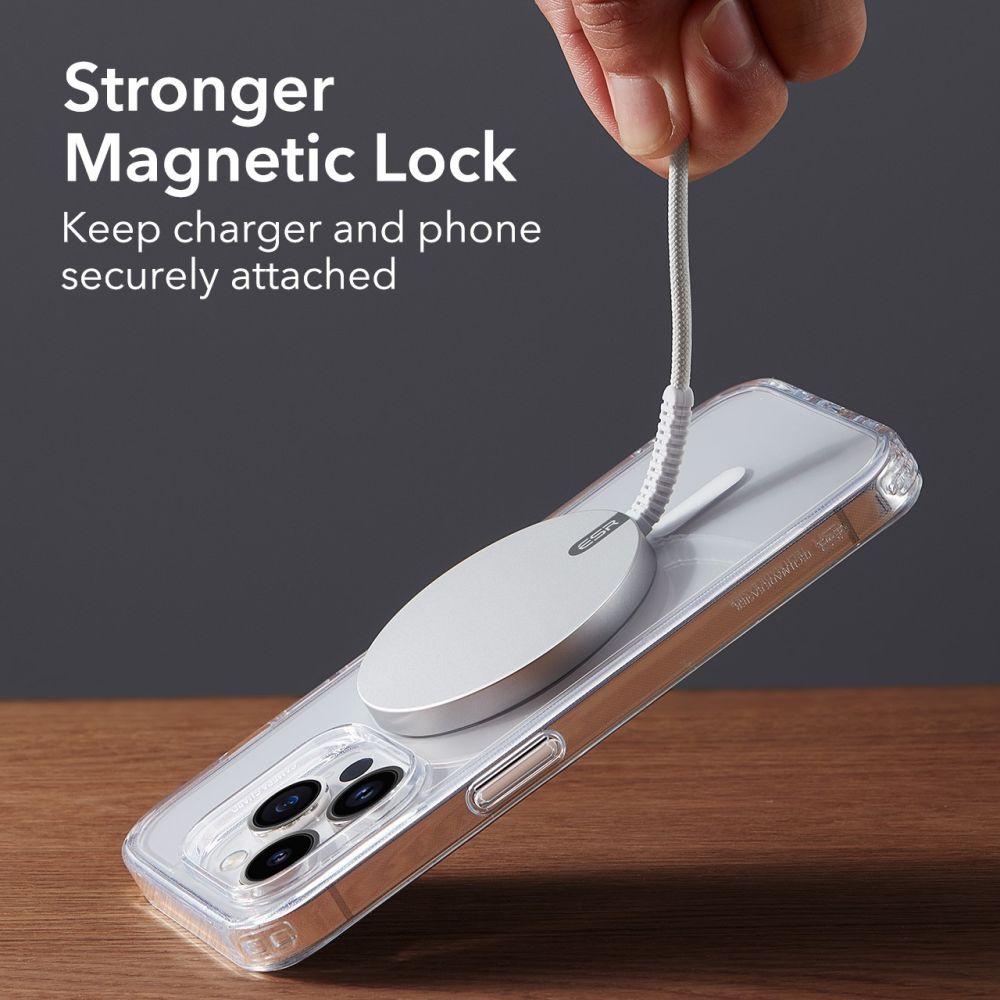 HaloLock Mini MagSafe Magnetic Wireless Charger White
