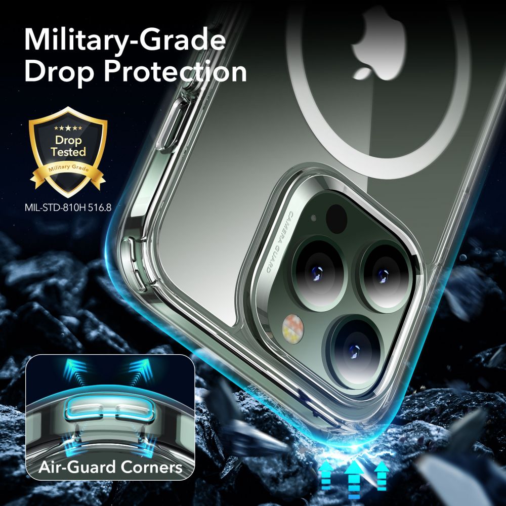 iPhone 13 Pro Max Classic Hybrid HaloLock MagSafe Transparent