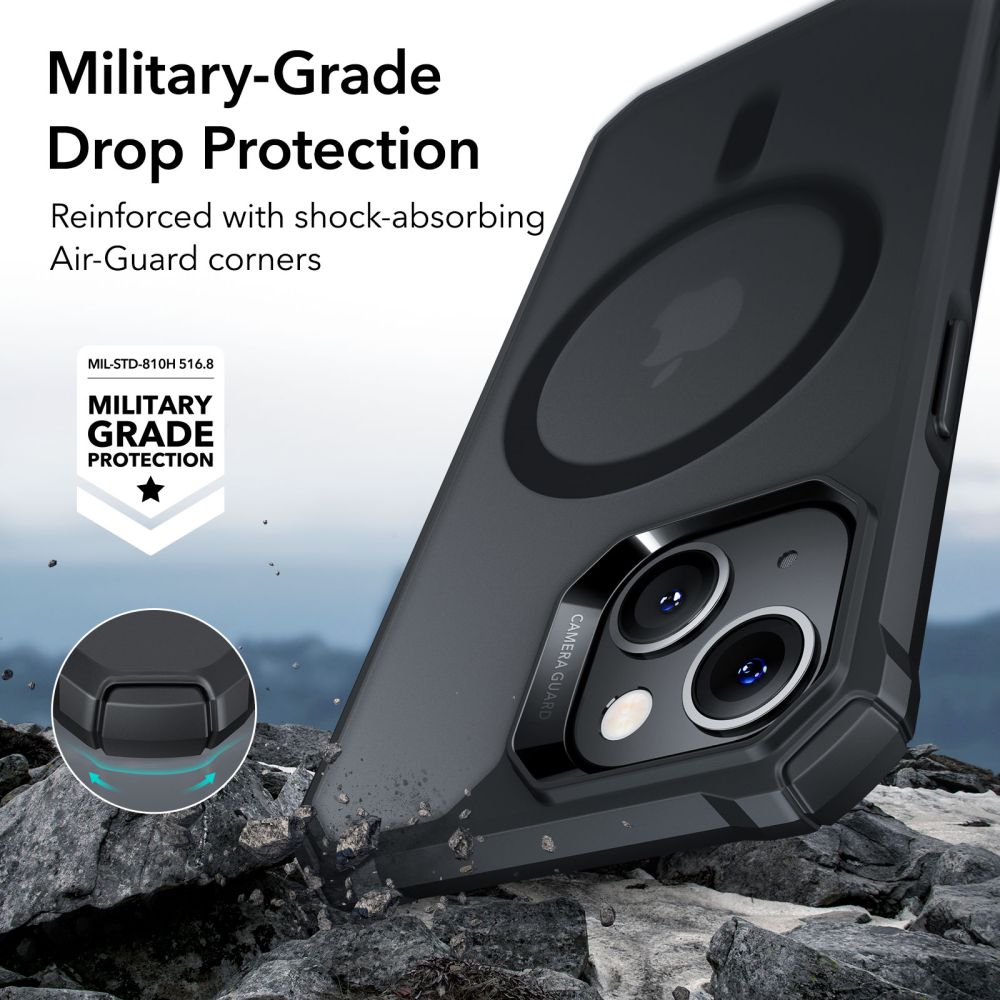 iPhone 14 Pro Air Armor HaloLock MagSafe Frosted Black