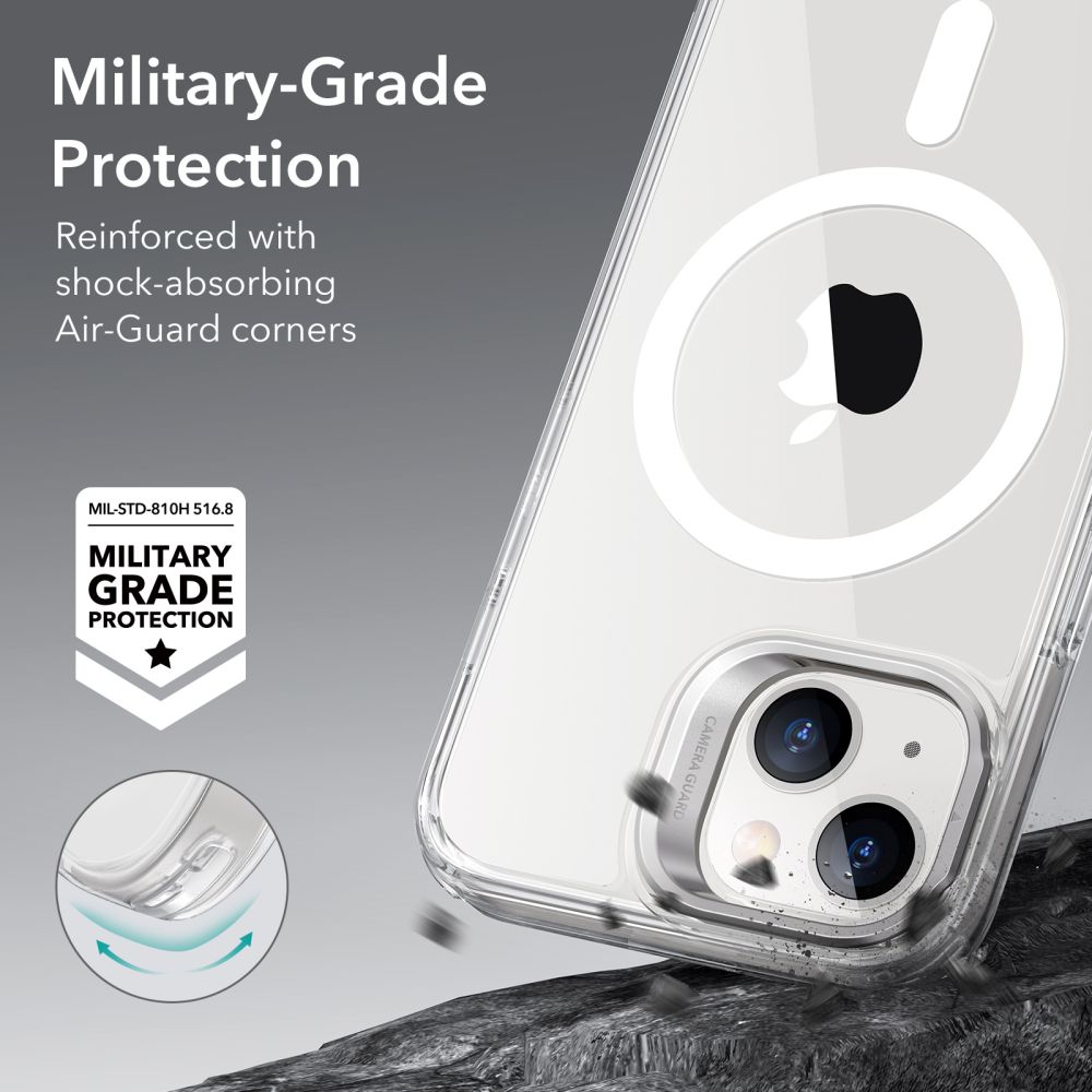 iPhone 14/13 Classic Kickstand Halolock MagSafe Clear