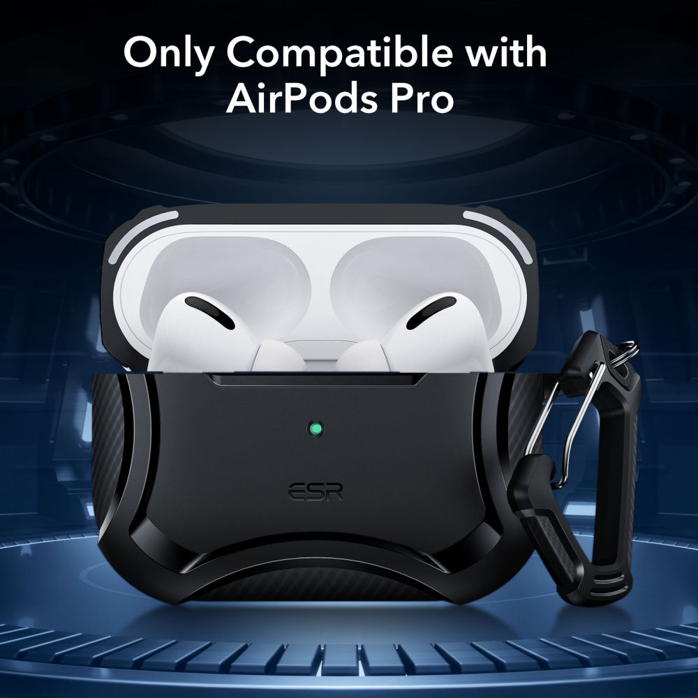 AirPods Pro 1/2 Cyber Armor HaloLock MagSafe Case Black