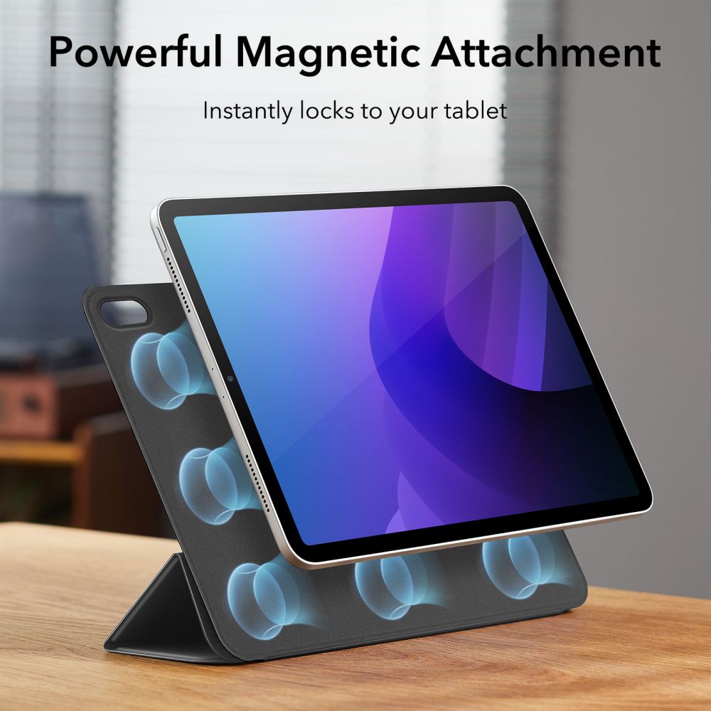 iPad 10.9 10th Gen (2022) Rebound Magnetic Case Black