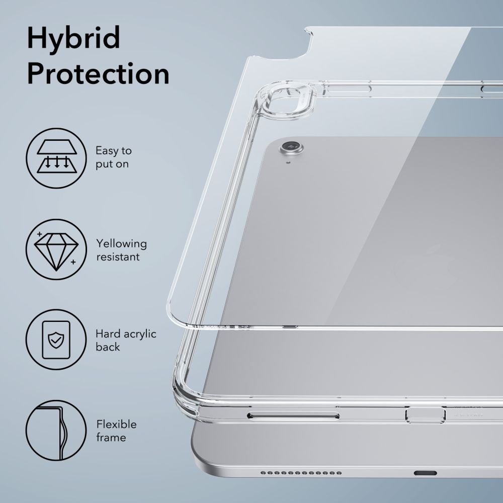 iPad 10.9 10th Gen (2022) Classic Hybrid Case Clear
