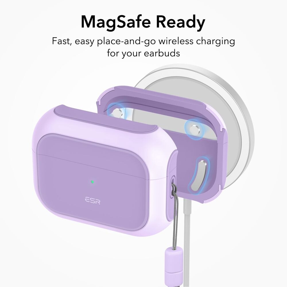 AirPods Pro 2 Orbit HaloLock Magsafe Case Lavender