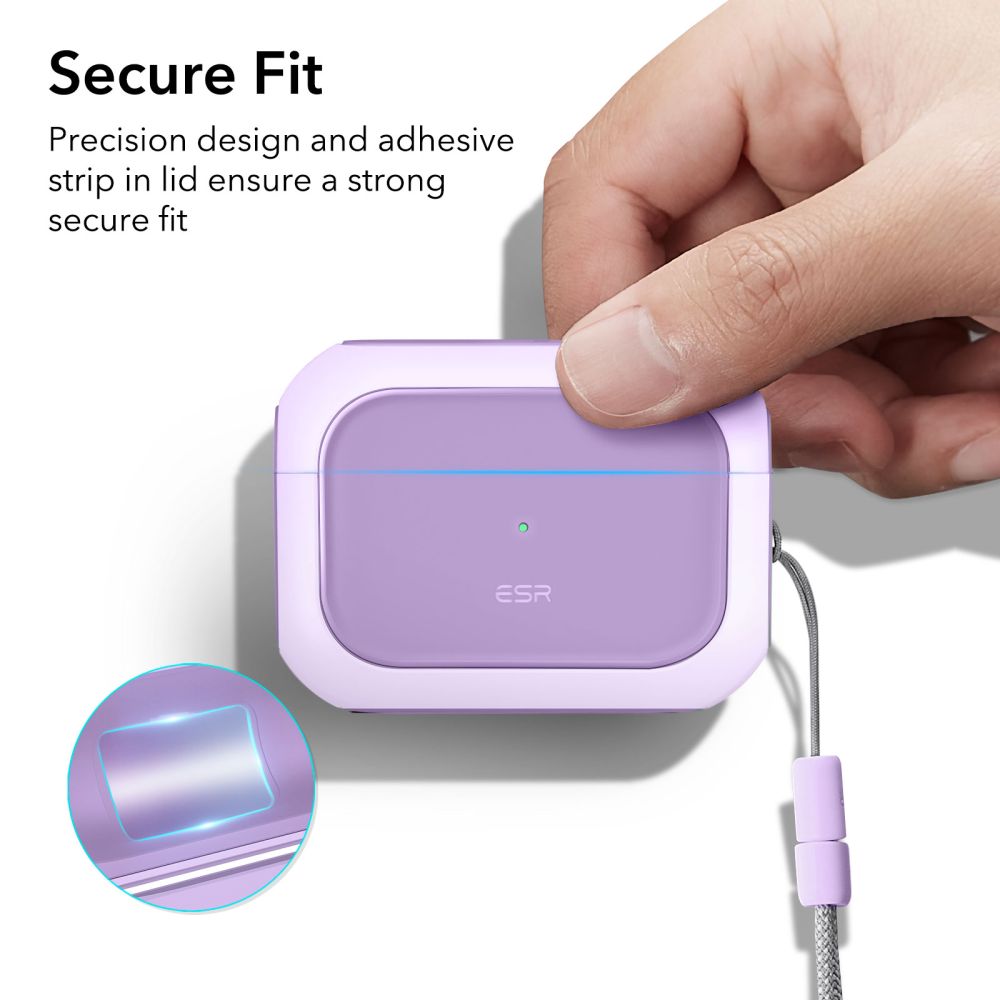 AirPods Pro 2 Orbit HaloLock Magsafe Case Lavender