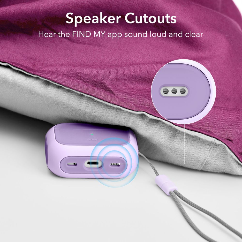 AirPods Pro 2 Orbit HaloLock Magsafe Case Lavender