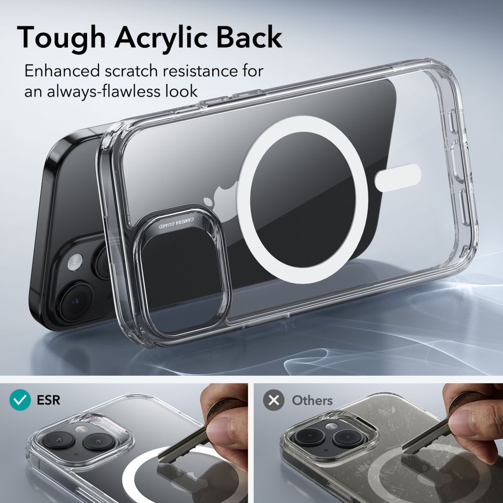 iPhone 15 Plus Classic Hybrid HaloLock MagSafe Transparent