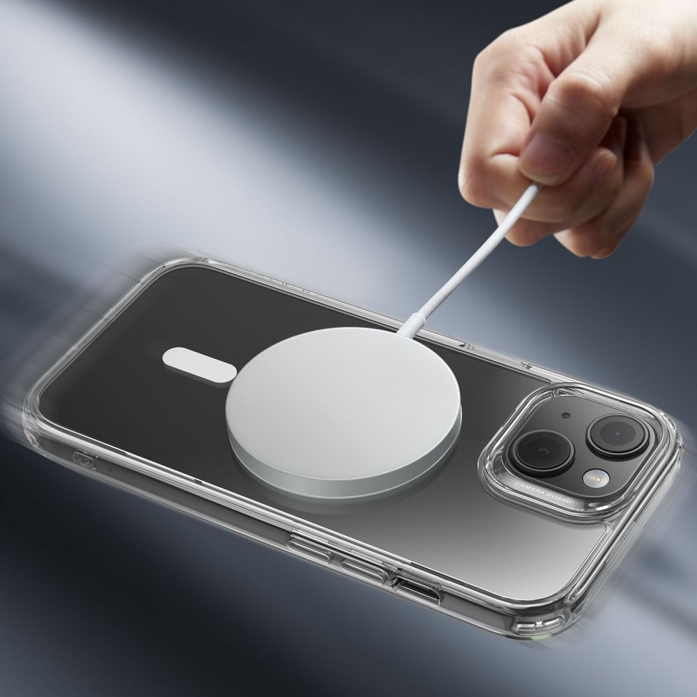iPhone 15 Plus Classic Hybrid HaloLock MagSafe Transparent