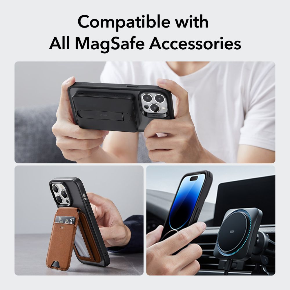 iPhone 14 Pro Classic Hybrid HaloLock MagSafe Black
