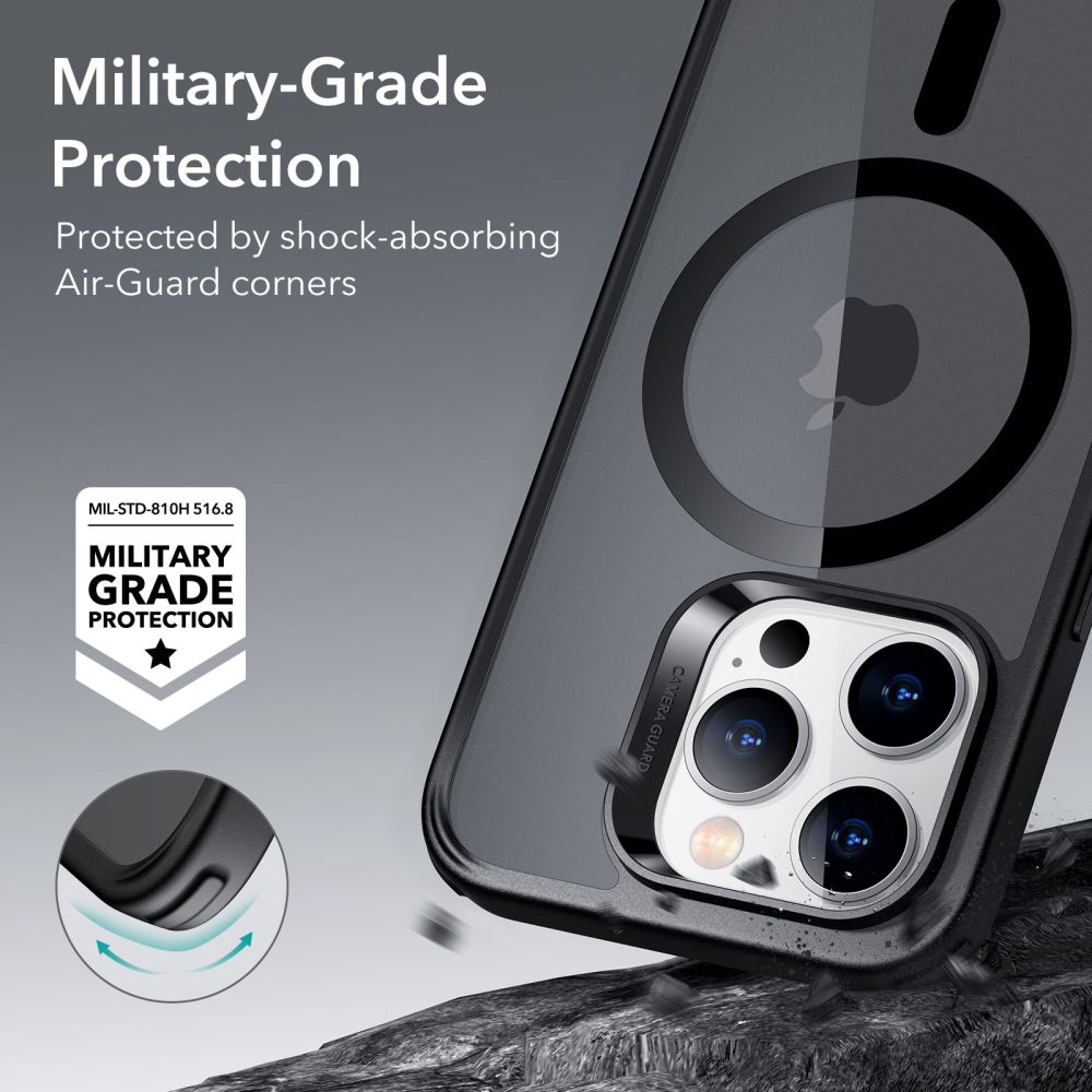 iPhone 14 Pro Max Classic Hybrid HaloLock MagSafe Black