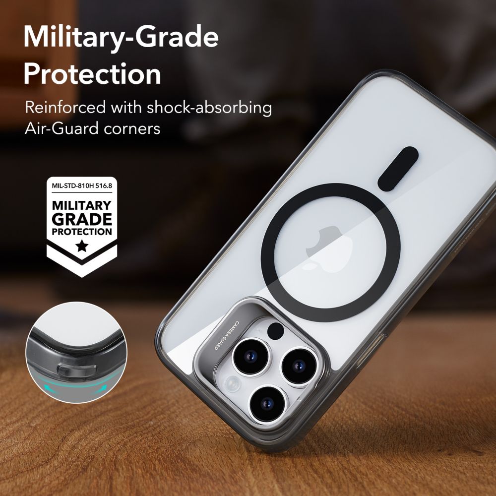 iPhone 14 Pro Classic Kickstand Halolock MagSafe Clear/Black