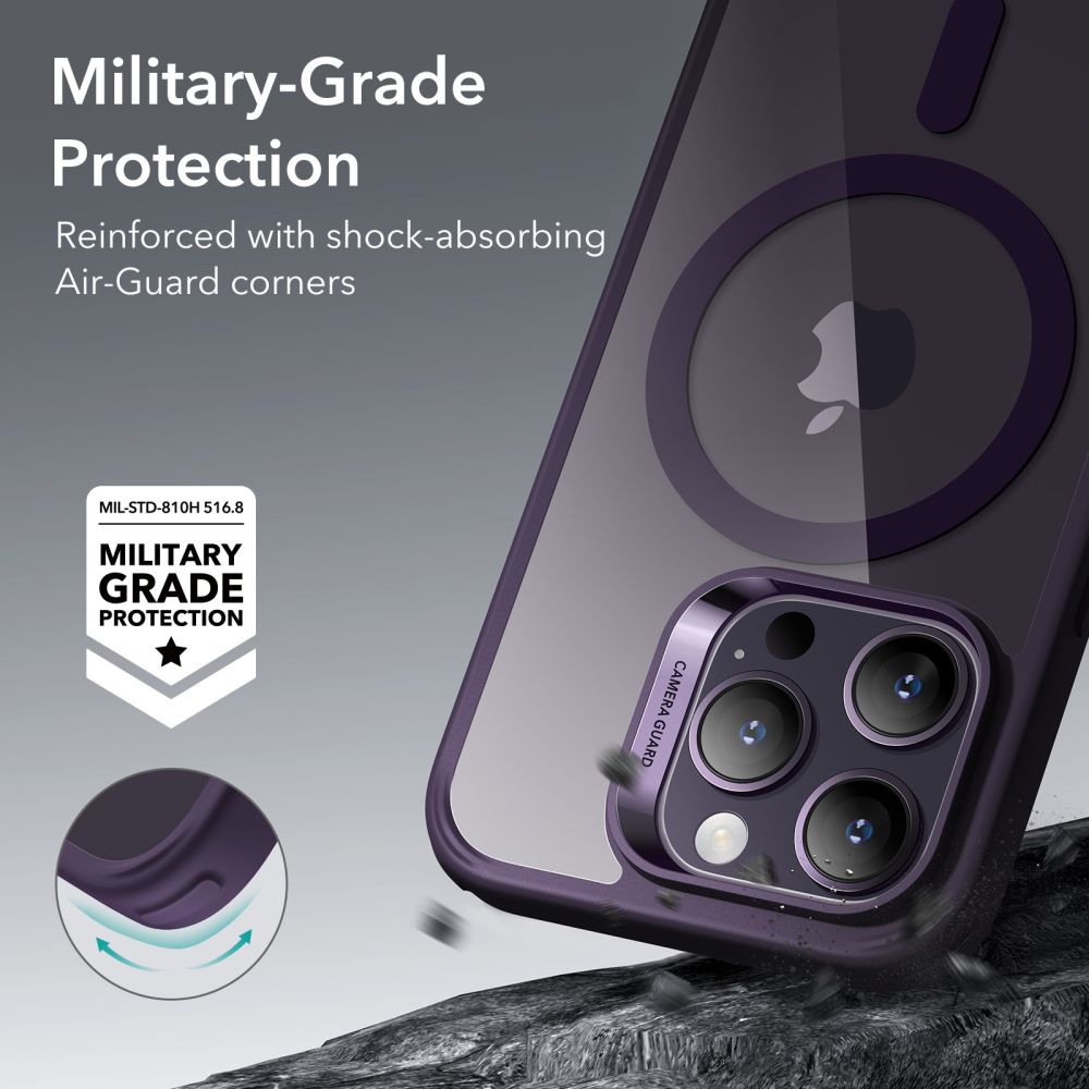 iPhone 14 Pro Max Classic Hybrid HaloLock MagSafe Purple